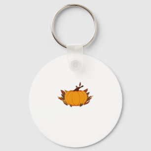 This harvest pumpkin T-shirt is perfect for the fa Key Ring