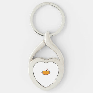 This harvest pumpkin T-shirt is perfect for the fa Key Ring