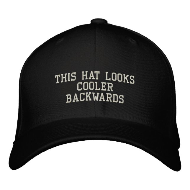 This Hat is Cooler Backwards (Front)