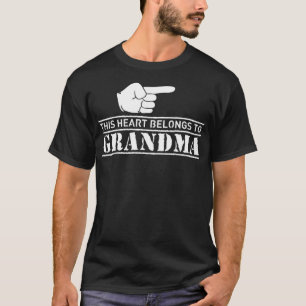 This Heart belongs to Grandma riders school radio T-Shirt