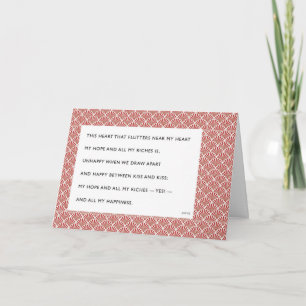 This Heart that Flutters Joyce Valentine Holiday Card