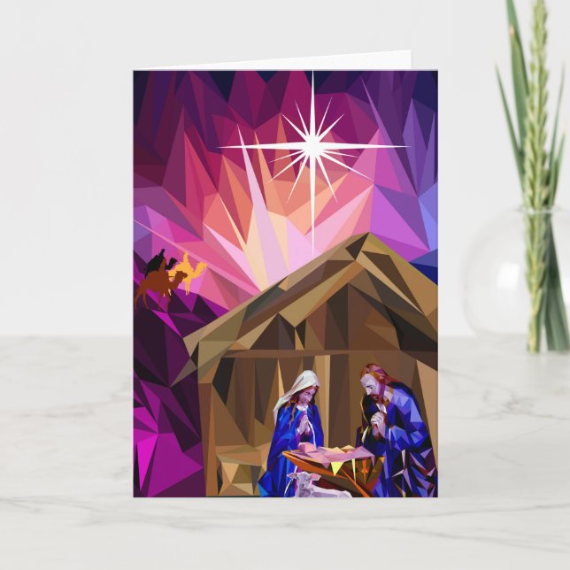 This Holy Night Holiday Card (Front)