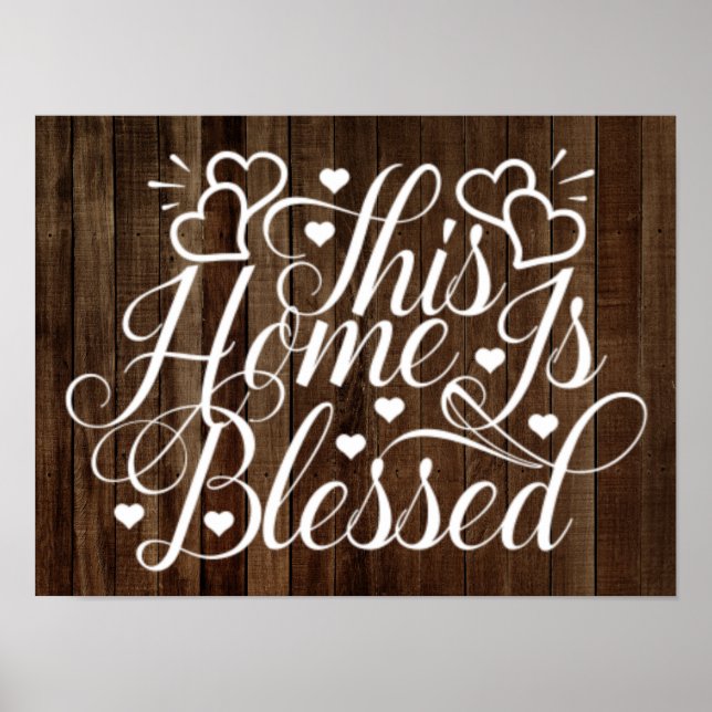 This Home Is Blessed Poster (Front)