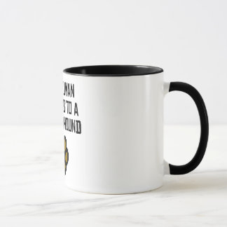 This Human Belongs To A Basset Hound Mug