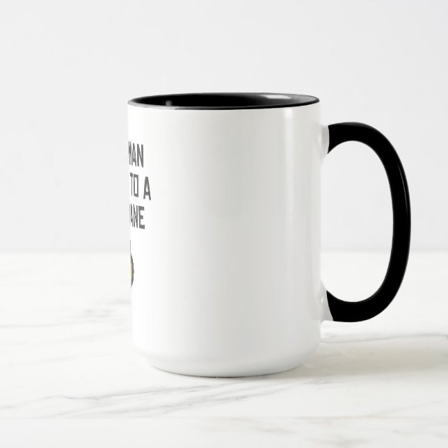 This Human Belongs To A Great Dane Mug (Right)