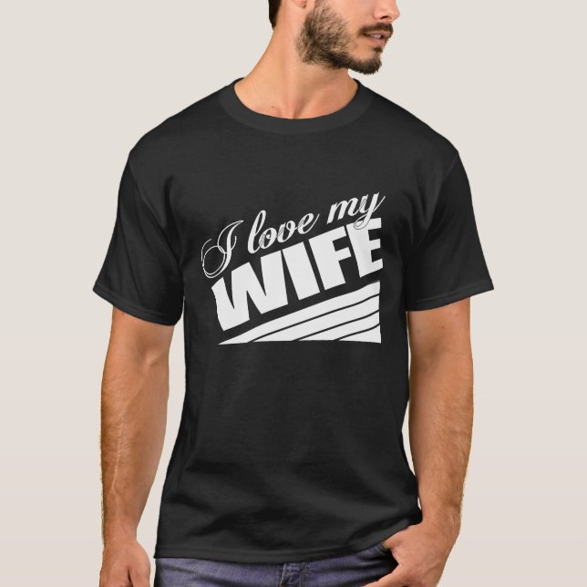 This husband loves his wife T-Shirt (Front)
