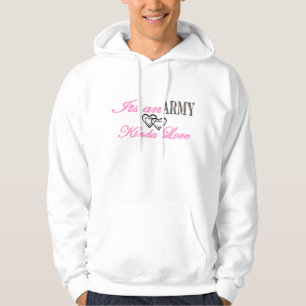 This is a Army kinda love-Wife Hoodie