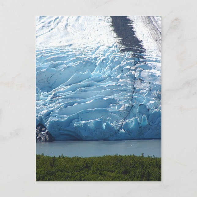 This is a beautiful glacier Alaska Postcard (Front)