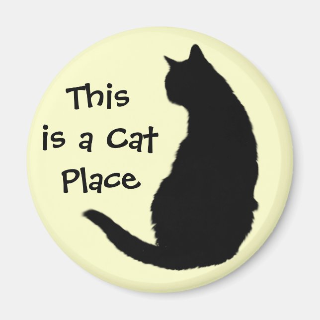 This is a Cat Place Magnet (Front)