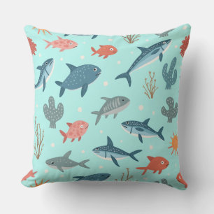 This is a cute shark cushion that kids love.