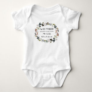 This is a Gospel T shirts, Incrueding "WAY MAKER M Baby Bodysuit
