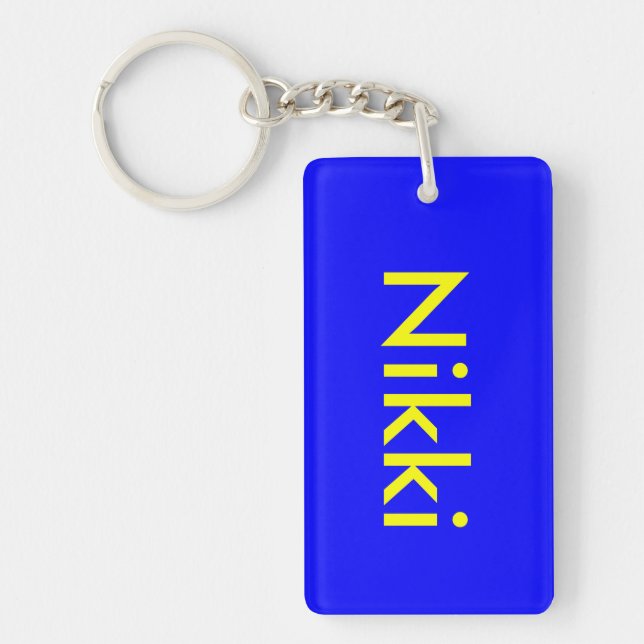 this is a key chain of nick names (Front)