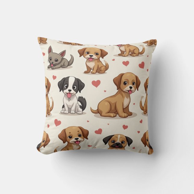This is a pillow cushion for dogs. (Front)