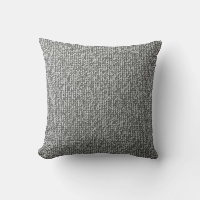 This is a pillow cushion for grey stripe. (Front)