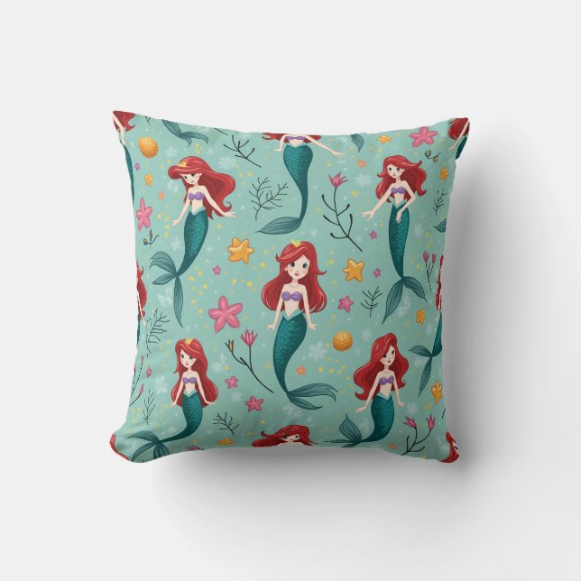 This is a pillow cushion for Little Mermaid. (Front)