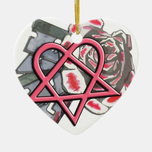 This Is a Razor Blade Romance Ornament (Front)