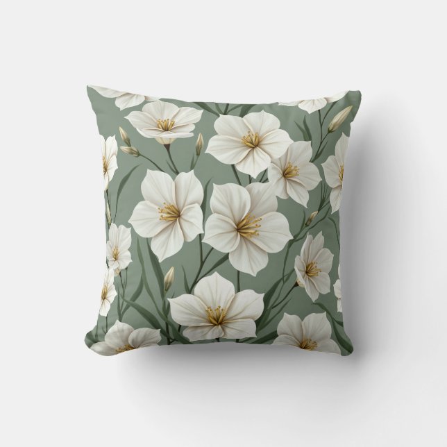  This is a silver bell pillow cushion. (Front)