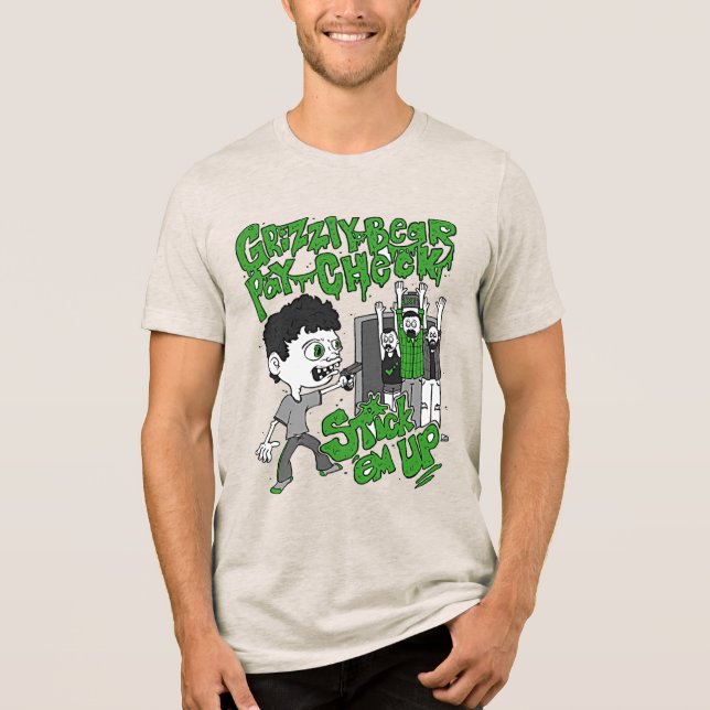 This Is A Stick Up Tri-Blend Shirt (Front)