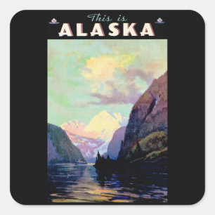 This is Alaska Square Sticker