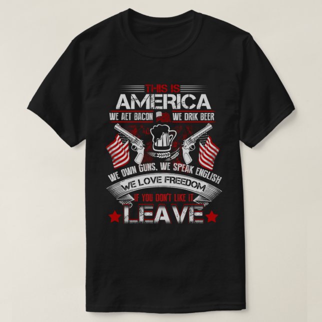 This Is America America T-Shirt (Design Front)