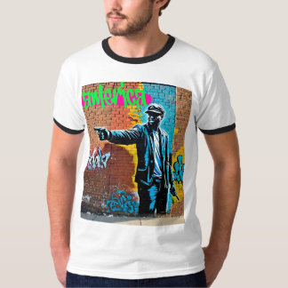 This Is America Street Art Commentary T-Shirt
