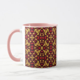 This is an embroidery pattern mugs