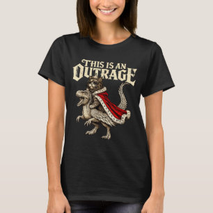 This is an outrage funny princess cat doughnut gol T-Shirt