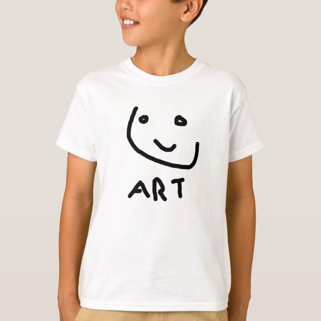 This is art, funny face T-Shirt (Front)