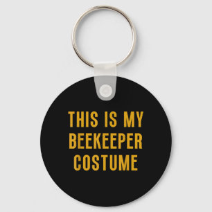 This Is Beekeeper Halloween Costume Funny Easy Key Ring