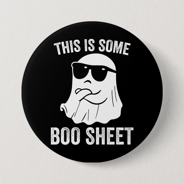 This Is Boo Sheet 7.5 Cm Round Badge (Front)