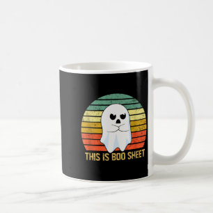 This Is Boo Sheet Bull Funny Halloween Ghost Coffee Mug