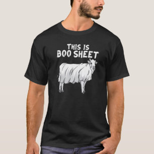 This Is Boo Sheet Cow Ghost Milk Cow Dairy Farmer T-Shirt