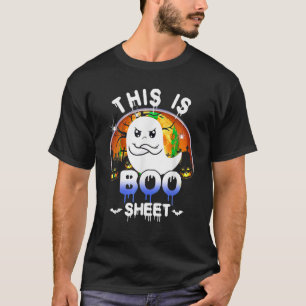 This Is Boo Sheet Cute Ghost Halloween Kids Boys G T-Shirt