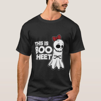 This Is Boo Sheet Disapproving Ghost Funny Hallowe T-Shirt