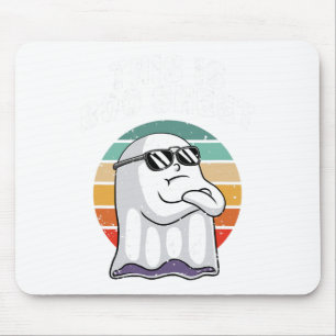 This Is Boo Sheet Fun Halloween Costume Ghost Pun Mouse Mat