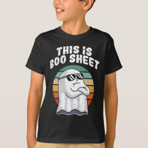 This Is Boo Sheet Fun Halloween Costume Ghost Pun T-Shirt