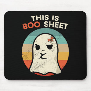 This Is Boo Sheet Fun Halloween Costumes Fun Hallo Mouse Mat