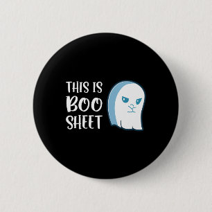 This Is Boo Sheet Fun Halloween Sayings 6 Cm Round Badge