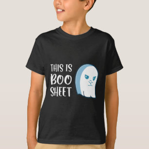 This Is Boo Sheet Fun Halloween Sayings T-Shirt