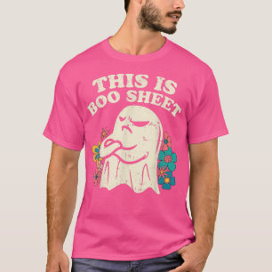 This Is Boo Sheet Funny Groovy Ghost T-Shirt