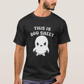 This Is Boo Sheet Ghost Funny Cool Groovy Hallowee T-Shirt