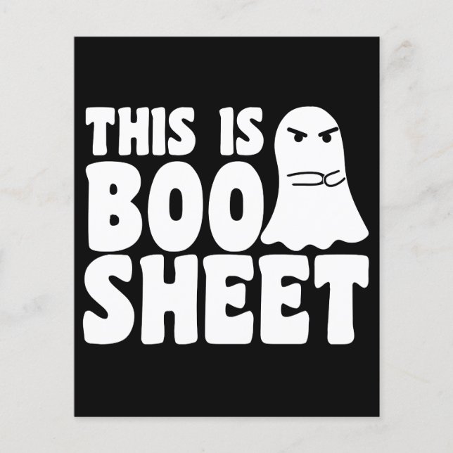 This Is Boo Sheet Ghost Funny Halloween Costume (Front)