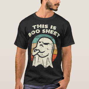 This Is Boo Sheet Ghost Halloween Costume Men  T-Shirt