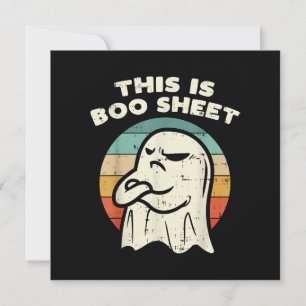 This Is Boo Sheet Ghost Invitation