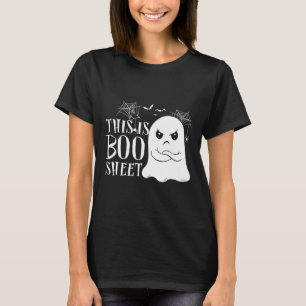 This Is Boo Sheet Ghost Retro Halloween Costume 1  T-Shirt