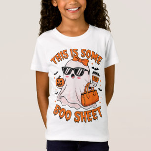 This Is Boo Sheet Ghost Retro Halloween Costume Me T-Shirt
