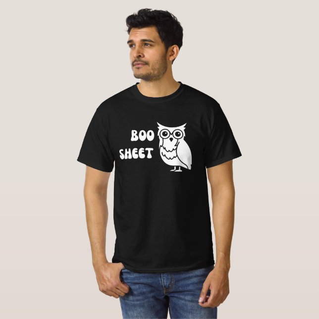 This is Boo Sheet groovy T-Shirt (Front Full)