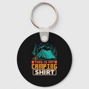 This is camping shirt funny camper vintage key ring