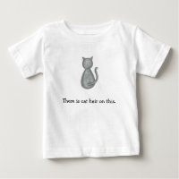 This is cat hair on this Tshirt - Original Artwork