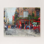 This is Dublin-Ireland Jigsaw Puzzle<br><div class="desc">World renowned Temple Bar,  Dublin,  Ireland . This is a real photo transformed into art. See the full Ireland collection at Real Portugal.</div>